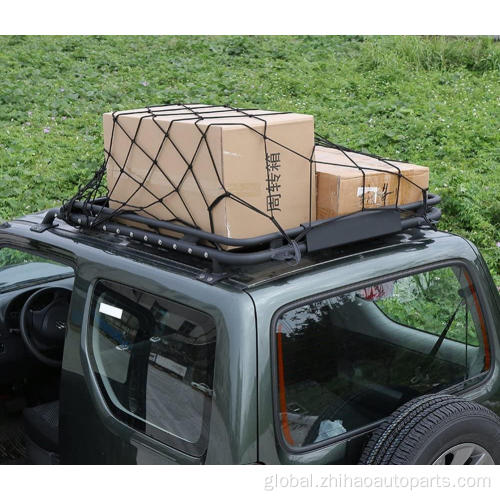 Double-Layer Nylon Organizer Net Adjustable Auto Roof Car Elasticated Bungee Cargo Net Manufactory